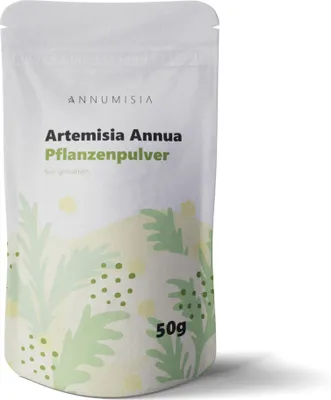 Produktbild von ANNUMISIA® Artemisia Annua Blattpulver 50 g - Einjähriger Beifuß - ohne Stängel und ohne Zusatzstoffe - enthält Artemisinin