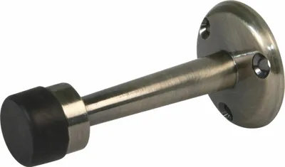 Produktbild von Türstopper Türpuffer Wandtürstopper in Chrom glänzend oder Brüniert aus Metall Brüniert