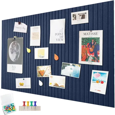 Produktbild von Pinnwand 60 x 40 cm, 1 cm dick, selbstklebend, für Büro