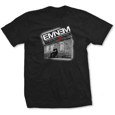 Obrázek produktu pro Eminem Marshall Mathers 2 Black S Dámské Tričko