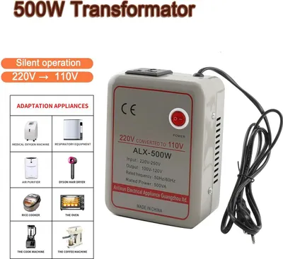 Produktbild von Spannungswandler 500 W - Transformator - Step Up Step Down - 220–250 V - Für Elektronikgeräte
