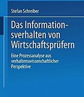 Produktbild von Das Informationsverhalten von Wirtschaftsprüfern