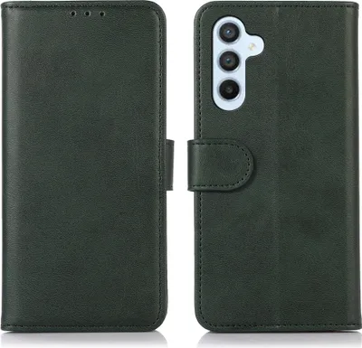 Produktbild von Mobigear Wallet  Samsung Galaxy A16 Hülle Klapphülle Geldbörse - Grün