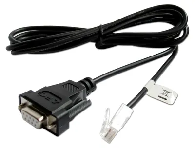 Zdjęcie produktu dla APC AP940-0625A, DB9, RJ45, 2 m, Czarny