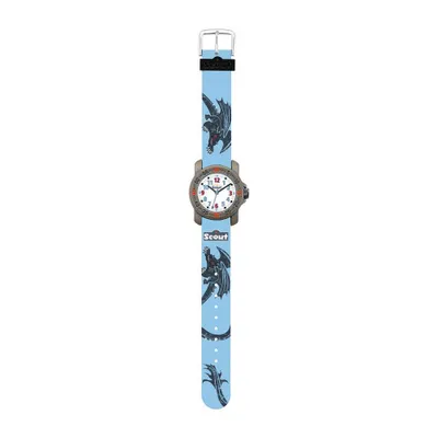 Produktbild von Hellblaue Armbanduhr Drache für Jungen von Scout