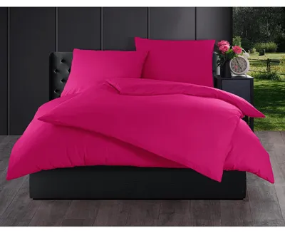 Produktbild von Baumwollbettwäsche Farbe Fuchsia