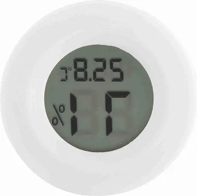 Image de Hygromètre et thermomètre numérique avec écran LCD blanc pour reptiles