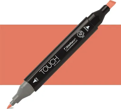 Image de Marqueur alcool double face Fine & Chisel TOUCH, BR111 Marron