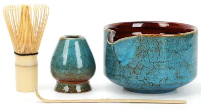 Produktbild von Solidchoice – Matcha-Set aus Bambus mit Halterung