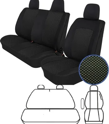 Obrázek produktu pro Autopotahy RENAULT MASCOTT, 3 místa, od r. 1999-2010, Dynamic žakar tmavý SIXTOL