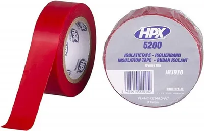 Immagine prodotto di Nastro isolante HPX rosso 19 mm x 10 m