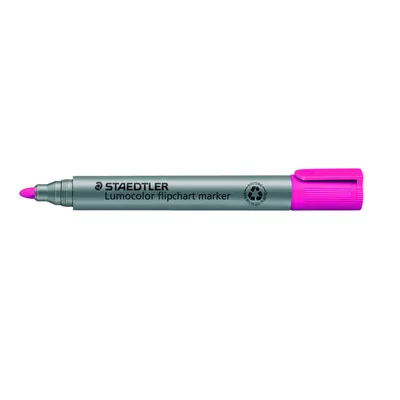 Produktbild von STAEDTLER Flipchartmarker Lumocolor 356-20 2mm Rundspitze pink