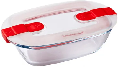 Produktbild von Schüssel Rechteckig mit Deckel, 17 x 10 cm - Pyrex | Cook & Heat