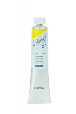 Produktbild von Schmincke 200ml College Öl College Gelb ölfarbe 31 220 015