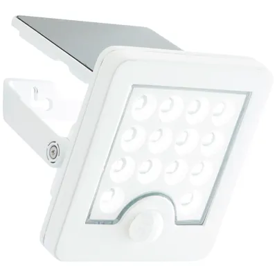 Obrázek produktu pro Venkovní nástěnné svítidlo - BRILLIANT - LUTON - LED si solar - Detektor pohybu - Plast a kov - 4 W - Alb