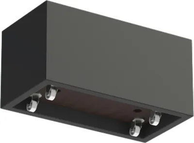 Produktbild von Adezz Carrez Pflanzgefäß mit Rollen Fiberglas Pflanzkübel Blumenkübel schwarz