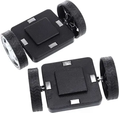 Image de Rosenice Pack 2 Roues magnétiques Jeu de construction (noir)