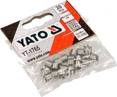 Imagen del producto de Yato YT-1765, acero inoxidable, acero inoxidable, 6 mm, 20 unidades