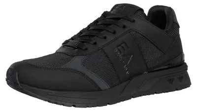 Produktbild von EA7 Sneaker aus Mesh mit Logo, Schwarz 40.5 EU