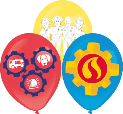 Zdjęcie produktu dla 6 balonów Strażak Sam