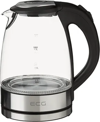 Produktbild von ECG RK 1776 Czajnik 1.7L 2200W szklany z oświetleniem LED