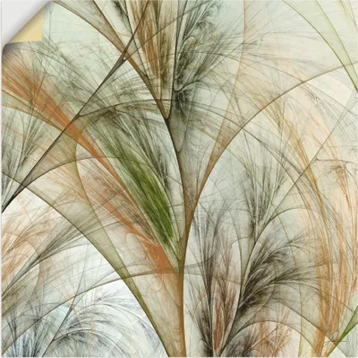 Produktbild von ARTland Wandbild, selbstklebend Fraktales Gras IV Größe: 30x30 cm