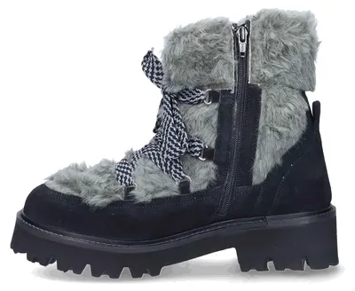 Produktbild von JJ Footwear Sutton Stiefeletten in Übergrößen Schwarz 1713001-715Zwart