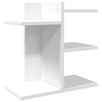 Obrázek produktu pro vidaXL Stolní organizér bílý 42x21,5x42 cm Materiál na bázi dřeva