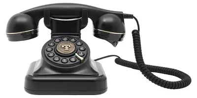 Produktbild von Retro Telefon - Schnurgebundenes Tischtelefon - Klassisches Design - Tastenwahl - Festnetz - Für Zuhause, Büro, Hotel - Kunststoff