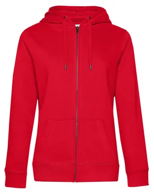 Produktbild von B&C - "Queen" Kapuzenpullover Mit Reißverschluss für Damen FK2969 (XL) (Rot)