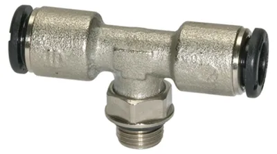 Produktbild von Riegler T-Steckverschraubung »click-clock«, drehbar,G 3/8 a.,Schlauch-Ø12
