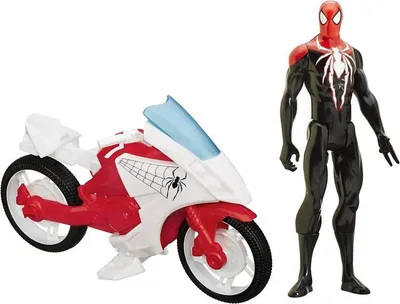Productafbeelding van HASBRO SPIDERMAN 30 cm + MOTORFIETS B3209, WEB NET CYCLE