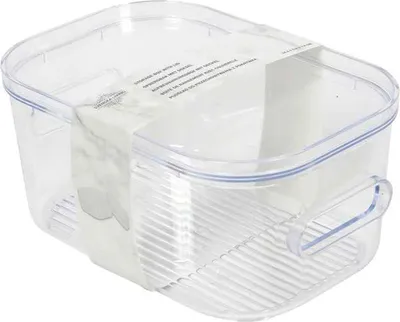 Produktbild von Aufbewahrungsbox - 14 x 7,5 cm - Transparent - Kunststoff - mit Deckel