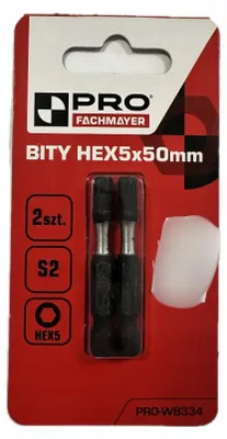Produktbild von Pro HEX Bits 50mm S2 Stahl 2 Stück