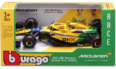 Image de BBurago McLaren F1 MCL38 Norris Senna à l'échelle 1:43 38214