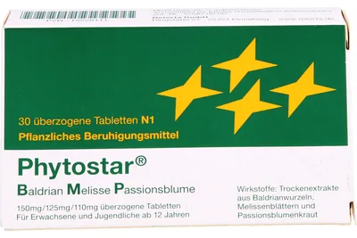 Image de Phytostar Valériane Mélisse Passiflore 150/125/110mg 30 pcs