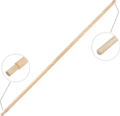 Image de Manche à outils Manche d'outil en bois Manche à balai ∅ 28mm Manche pour balai 150 cm