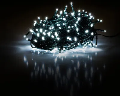 Obrázek produktu pro RETLUX RXL 201 Vánoční řetěz 50LED, časovač  6/18 h, celková délka kabelu 10 m, délka osvětleného kabelu 5 m, barva světla studená bílá, krytí IP 44