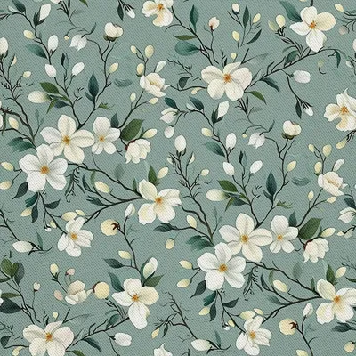 Image de OUTDOOR DECOSTOFFS OXFORD - Motif printemps I DX7257