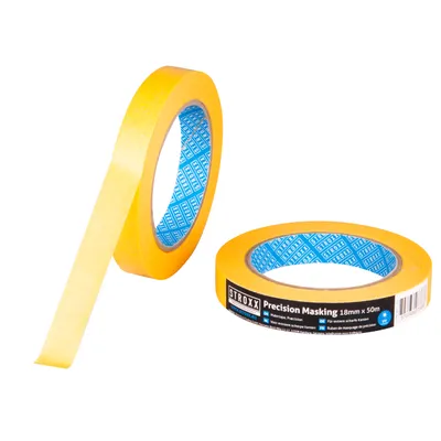 Image de Ruban de masquage STROXX, couleur or, pour des lignes nettes et précises, 18 mm x 50 m