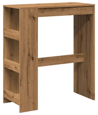 Produktbild von vidaXL Bartisch mit Regal Artisan-Eiche 90x40x103,5 cm Holzwerkstoff