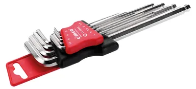 Produktbild von Cimco Sechskant-Stiftschlüssel-Satz, 9-teilig, 1 Stk.