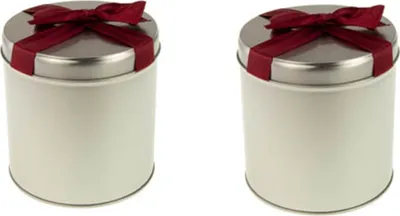 Produktbild von Geschenkdosen mit echter Schleife 2er Set
