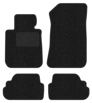Produktbild von Velours-Fußmatten für BMW 1 E88 2004-2011 (Cabrio) – 4-tlg, Anthrazit, passgenau – Wielganizator ANTHRA