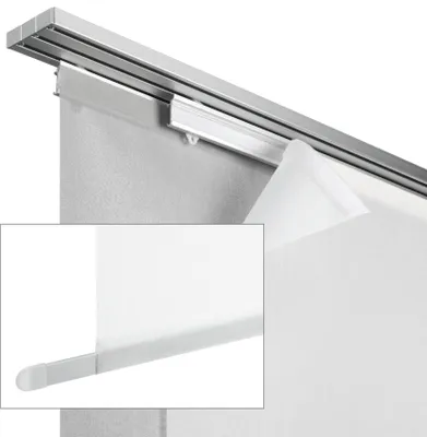 Produktbild von Gardinia Paneelwagen für Flächenvorhänge silber, 60 cm