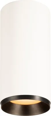 Produktbild von SLV 1004320 NUMINOS CL PHASE L LED Deckenaufbauleuchte weiss/schwarz 2700K 60°