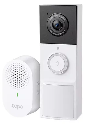Produktbild von TP-Link Tapo D210, Schwarz, Weiß, IP65, 150°, IR, Wand, Tapo Care Cloud Storage Services