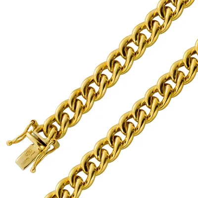Produktbild von Panzerarmband Gold 375 9 Karat halbmassiv 19