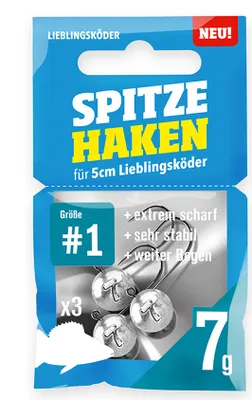 Produktbild von Lieblingsköder spitze Haken 7g #1