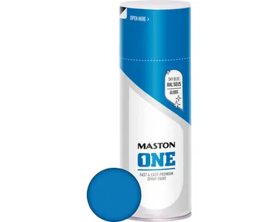 Produktbild von Sprühlack Maston ONE glanz himmelblau 400 ml